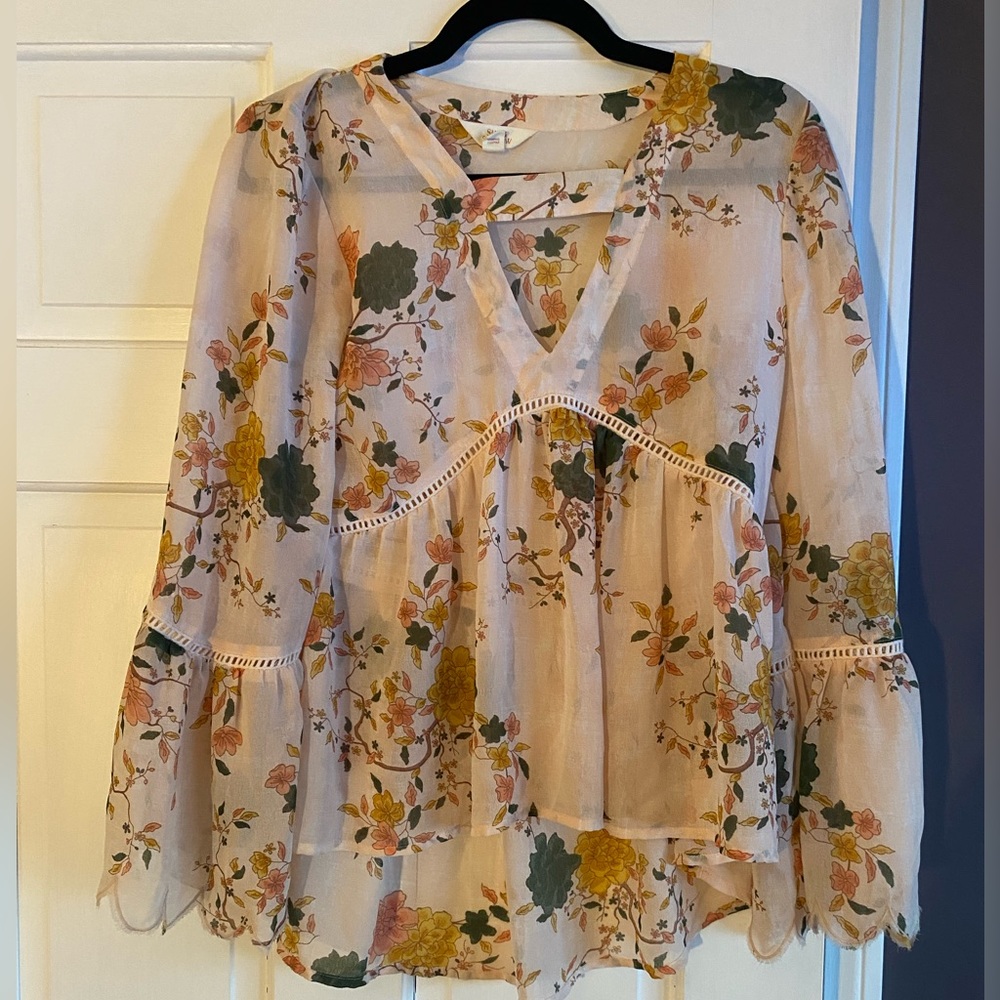 Women’s Floral Blouse Size S